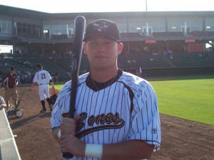 Former Athletes in Action TCL player Steven Trout playing professionally for the Kansas City T-Bones
