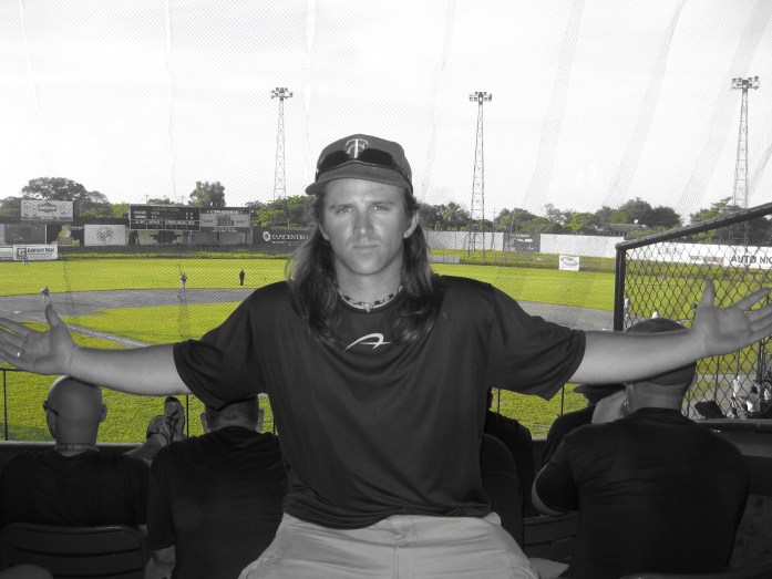 At a Primear Division Playoff Game in Nicaragua...Got to pray with the team and coaches before and after the game.