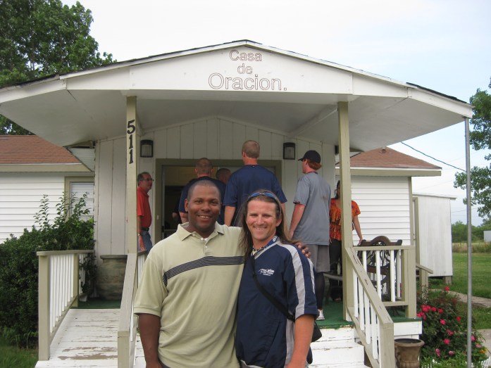 Bernie Martinez (Former AIA player, and AIA Texas Collegiate league coach, and friend  comes to share his story with the guys before the dinner and help them learn how to share their story (testimonies)